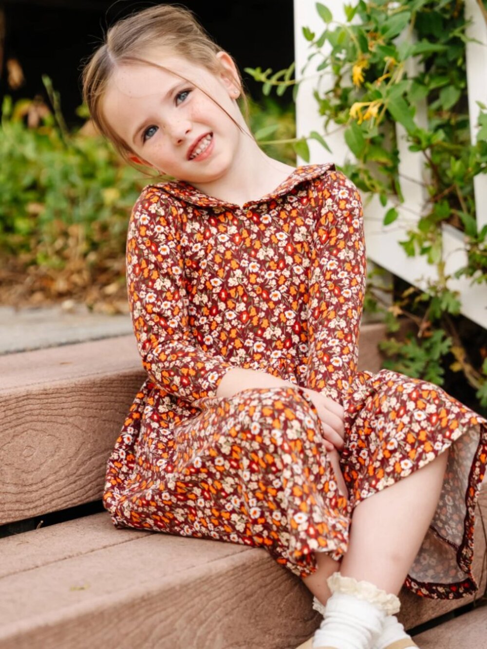 Alice + Ames Peter Pan Dress in Storybook 4T